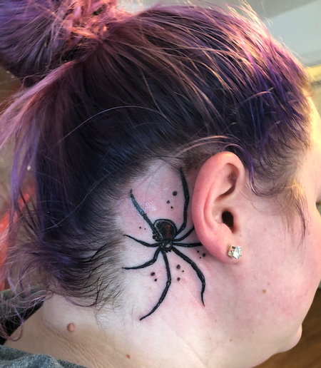 Tattoos - spider coverup - 138356